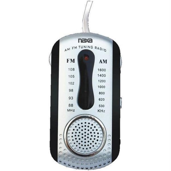 Cb Distributing Am-fm Mini Pocket Radio With Speaker -black ST113774